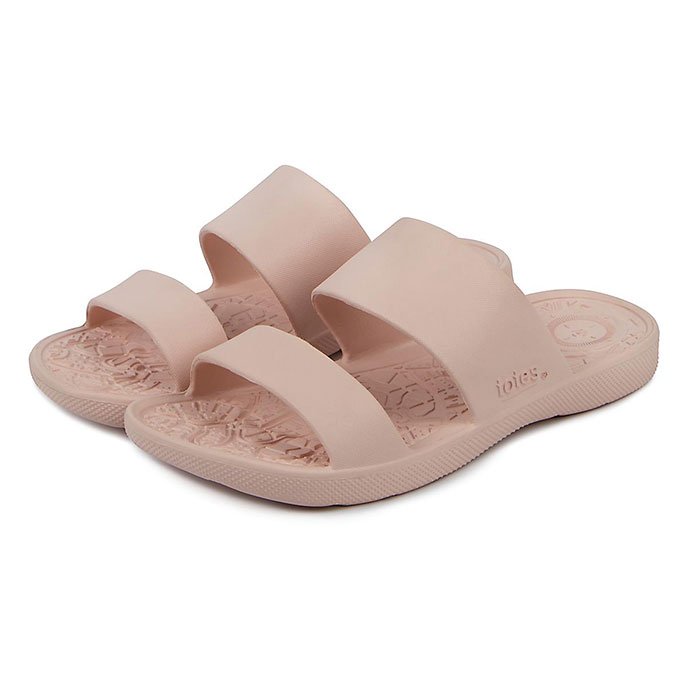 totes® SOLBOUNCE  Ladies Double Strap Slide Evening Sand Extra Image 1
